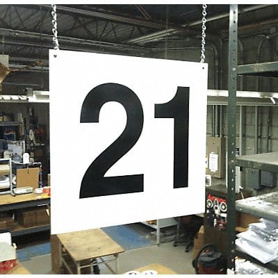 Hanging Aisle Sign Legend 21