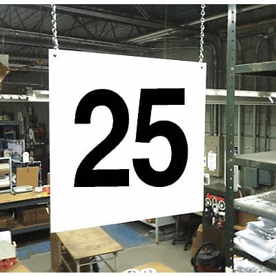Hanging Aisle Sign Legend 25