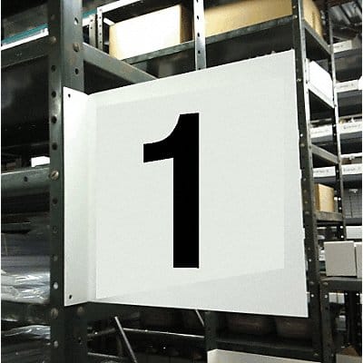 Projecting Aisle Sign 12in x 12in Vinyl