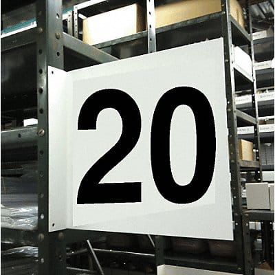 Projecting Aisle Sign 12in x 12in Vinyl