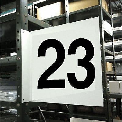 Projecting Aisle Sign 12in x 12in Vinyl