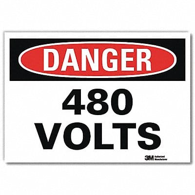 Danger Sign 10inx14in Reflctv Sheeting
