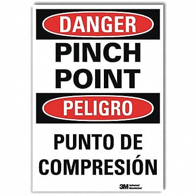 Danger Sign 10inx7in Reflective Sheeting
