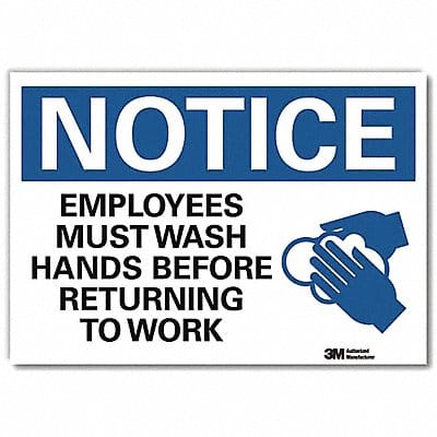 Notice Sign 5inx7in Reflective Sheeting