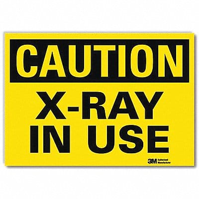 Caution Sign 5inx7in Reflective Sheeting