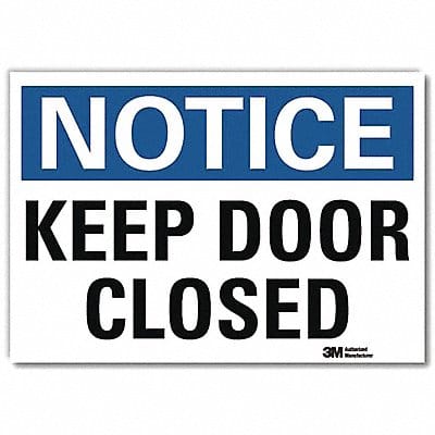 Notice Sign 10x14in Reflective Sheeting