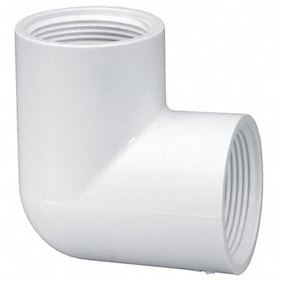 90 Elbow 2 in Schedule 40 FNPT White