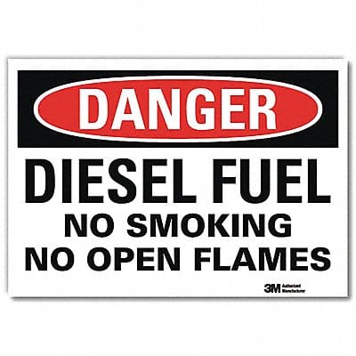 Danger Sign 5inx7in Reflective Sheeting