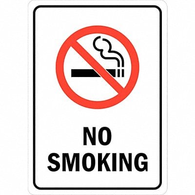 No Smoking Sign 14inx10in RflctvSheeting