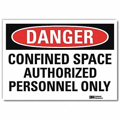 Danger Sign 5inx7in Reflective Sheeting