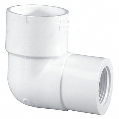 90 Reducing Elbow 1 1/2 x 1 in  PVC