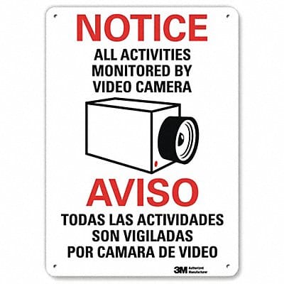 Notice Sign 10 in x 7 in Aluminum