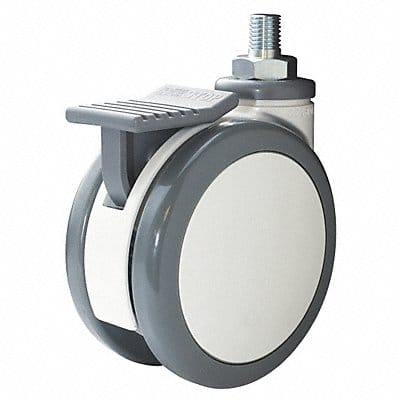 Twin-Wheel Threaded Stem Caster 5