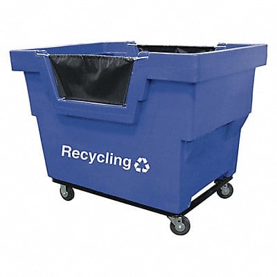 Cube Truck HDPE Blue 23.6 cu ft.