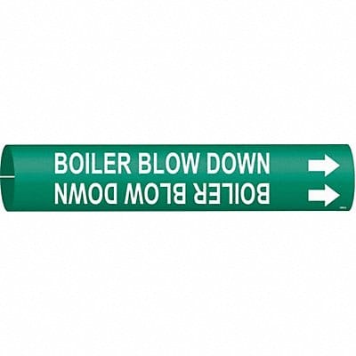 Pipe Mrkr Boilr Blow Dwn 7/8in H 7/8in W