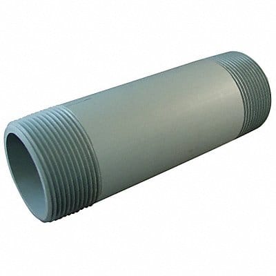 Pipe Nipple 1-1/2 In PVC Gray