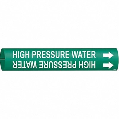 Pipe Mrkr High Pressure Watr 2in H 2in W