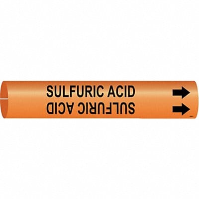 Pipe Markr Sulfuric Acid 7/8in H 7/8in W