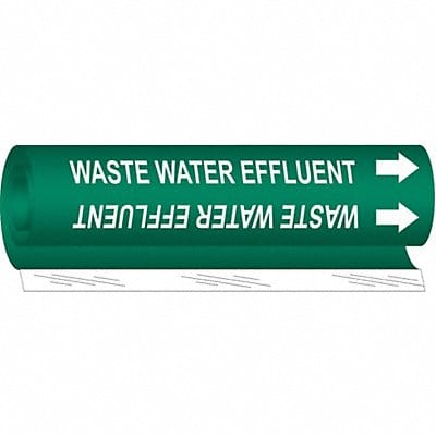 Pipe Mrkr Waste Water Efflnt 9in H 8in W