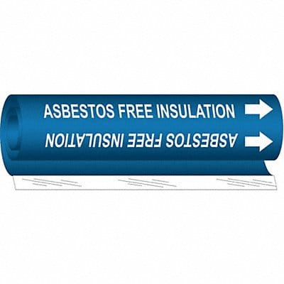 Pipe Marker Asbestos Free Insultn 26in H