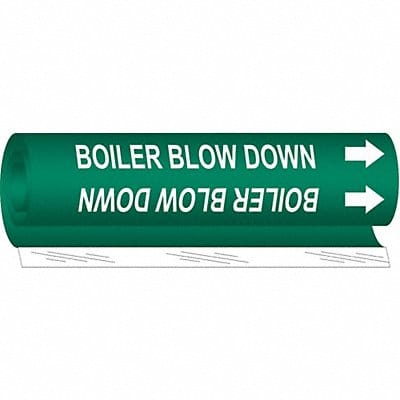 Pipe Mrkr Boiler Blow Down 26in H 12in W