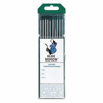 Pure Tungsten Electrode 3/32 x7 PK10