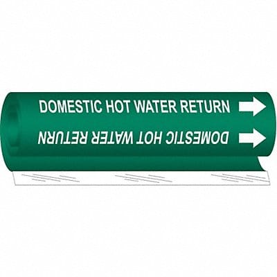 Pipe Mrkr Domestic Hot Watr Return 5in H