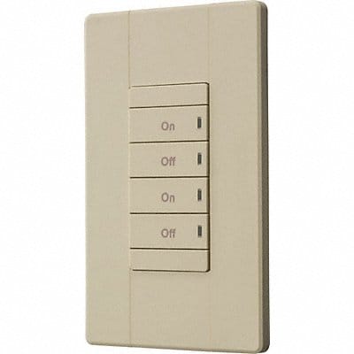 Push Button Wall Switch Ivory 2 Button