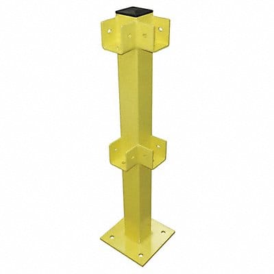 Corner Post 45 in Yellow Steel