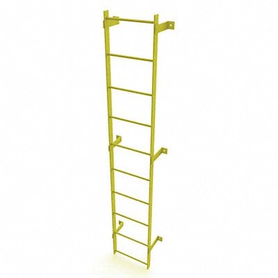 Ladder Safety Yellow Steel 500lb 9 ft 2