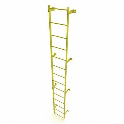 Ladder Safety Yellow Steel 500lb 13ft 2