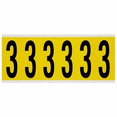 Number Label 3 1-1/2 in W x 3-1/2 in H Number Label 3 1-1/2 in W x 3-1/2 in H