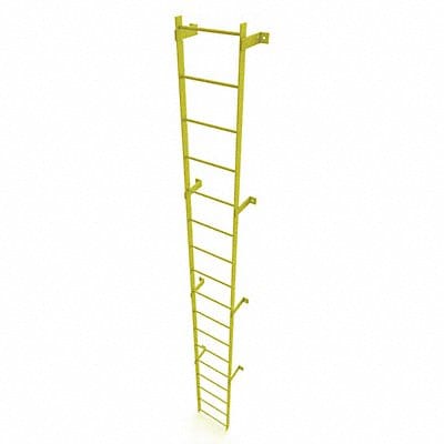 Ladder Safety Yellow Steel 500lb 16ft 2