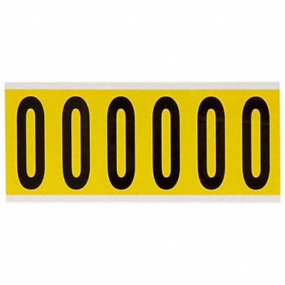 Letter Label O 1-1/2 in W x 3-1/2 in H