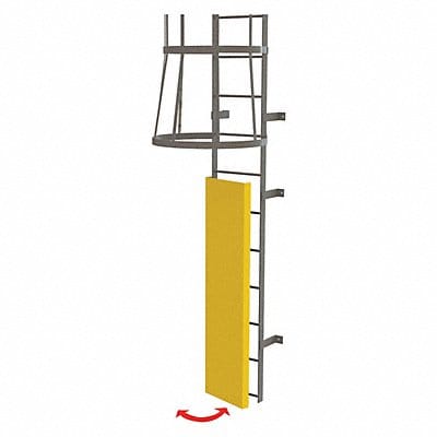 Ladder Fixed Steel Guard Door
