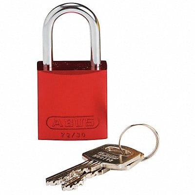 K7466 Lockout Padlock KD Red 1-7/16 H
