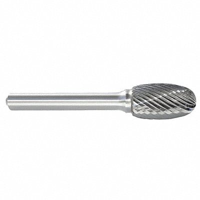 Oval Bur SE Radius End 1/4 Carbide
