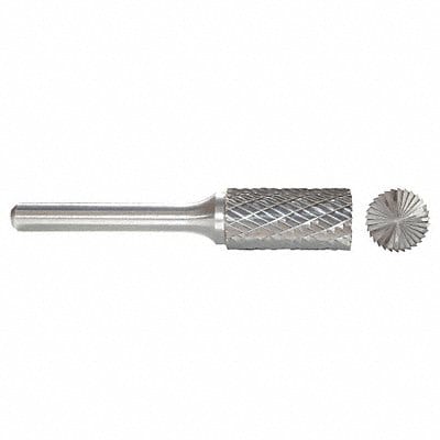 Cylinder Bur SB Flat End 1/16 Carbide