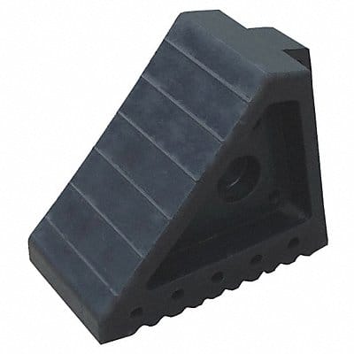 Wheel Chock Molded Rubber Black