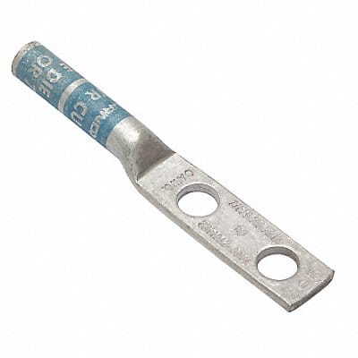 TwoHoleLugCmprsnConn Long Blue 374/7