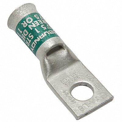 OneHoleLugCmprsnConn STD Green 1018/11