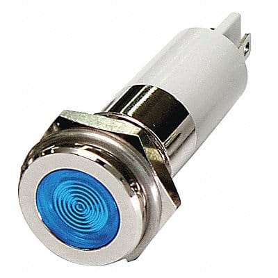 Flat Indicator Light Blue 110VAC
