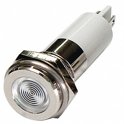 Flat Indicator Light White 110VAC