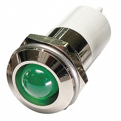 Round Indicator Light Green 24VDC