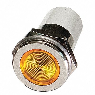 Flat Indicator Light Yellow 24VDC