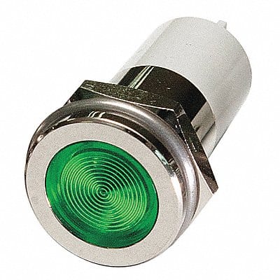 Flat Indicator Light Green 110VAC