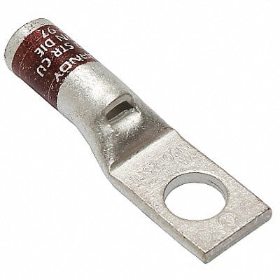 OneHoleLugCmprsnConn STD Brown 10