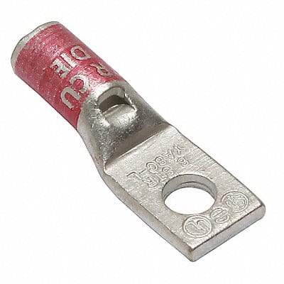 OneHoleLugCmprsnConn STD Red 49