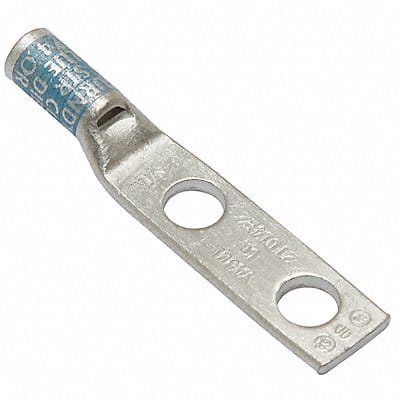 TwoHoleLugCmprsnConn STD Blue 374/7