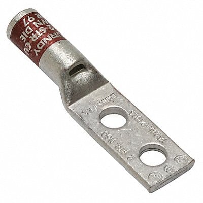 TwoHoleLugCmprsnConn STD Brown 10
